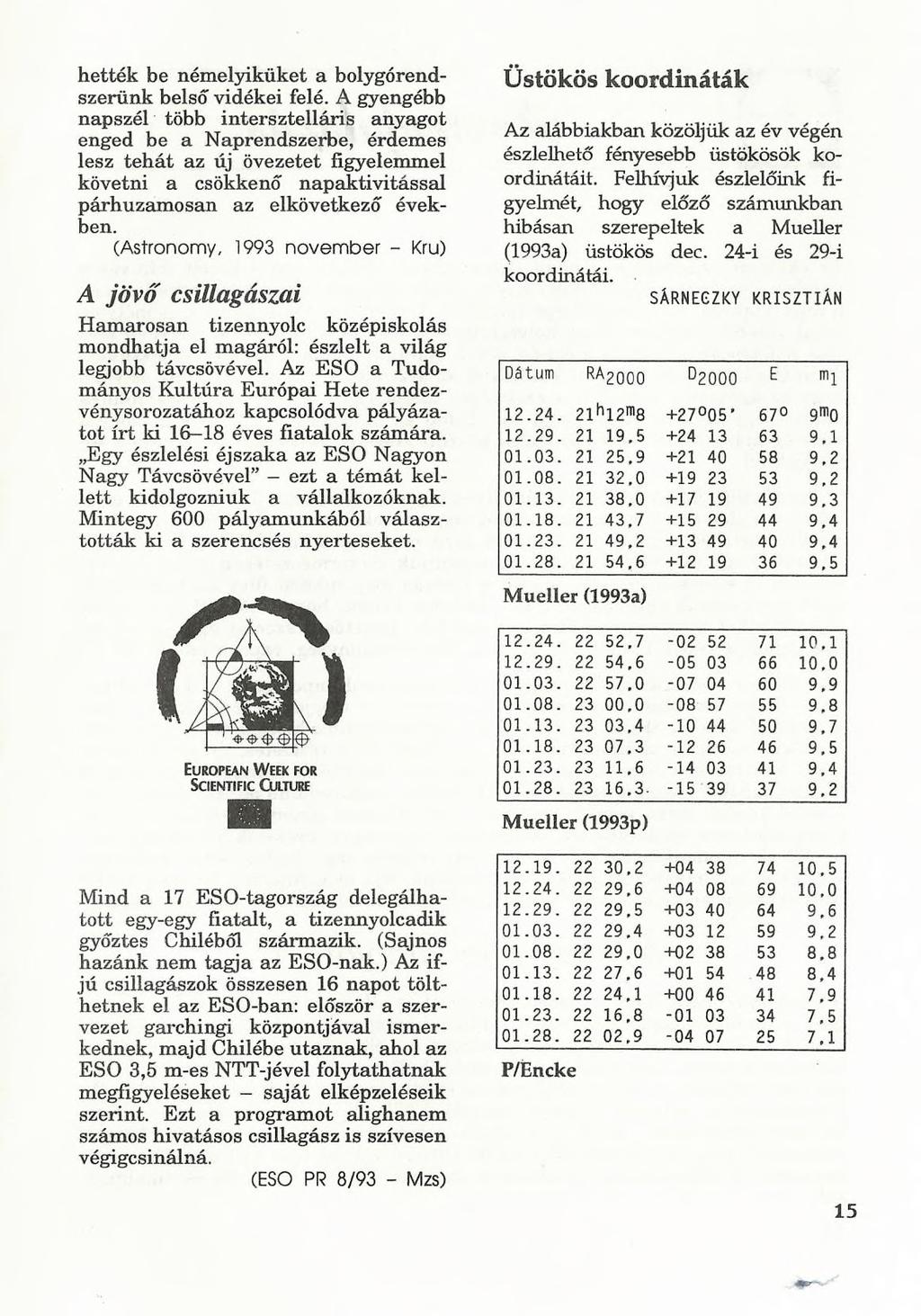 hették be némelyiküket a bolygórendszerünk belső vidékei felé.