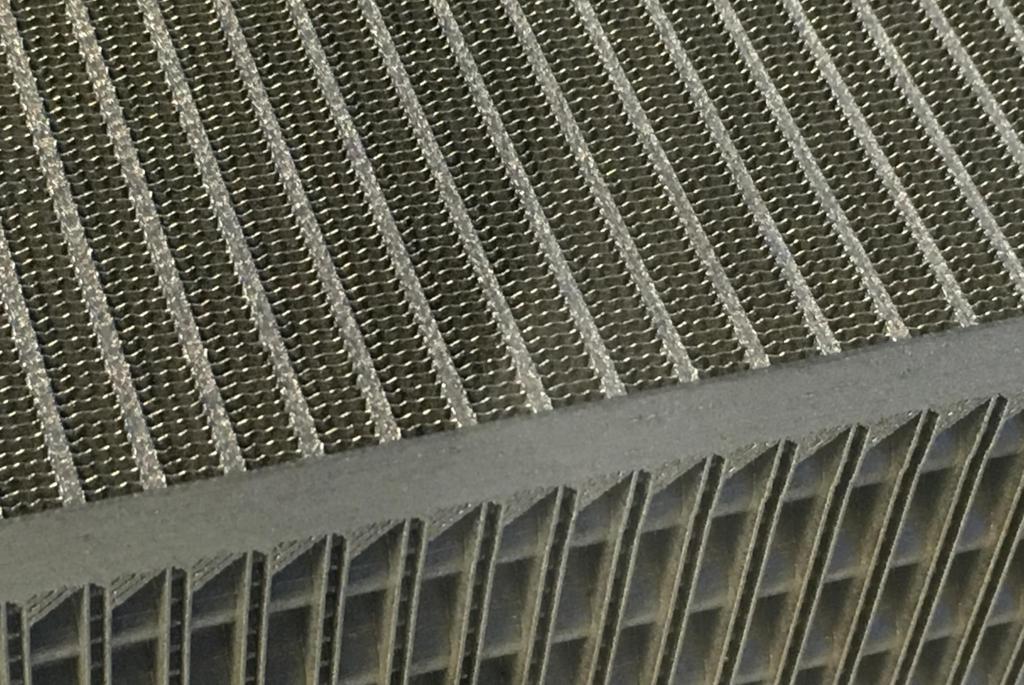Szűrő prototípus - teszteléshez technológia: DLM felbontás: 50 mikron