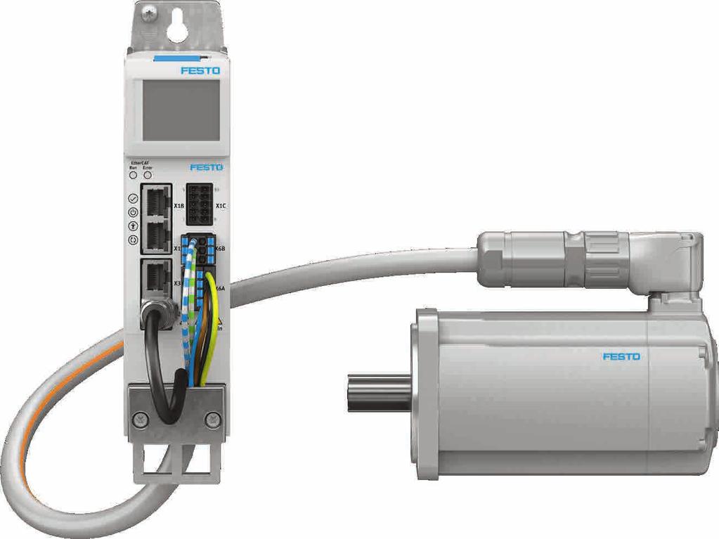 13 A Festo szervovezérlőinek és -motorjainak legújabb generációja, valamint a Festo Automation Suite intuitív