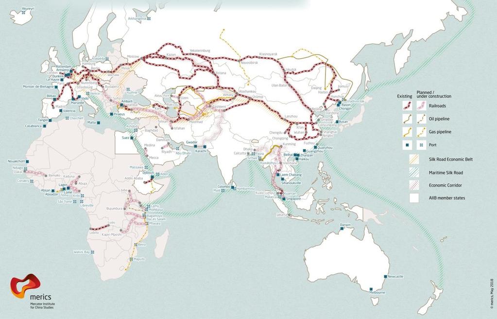 Az Olaszország és Kína közötti Új Selyemút-megállapodás jelentősége az EU számára Kína Egy Övezet, Egy Út Kezdeményezése (Belt and Road Initiative; BRI) a kínai kormány 2013- ban indított programja,