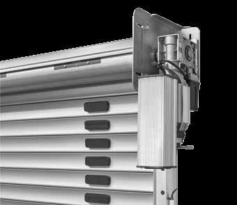 DD S6 redőnykapu Optimalizálja a forgalom áramlását és csökkenti az energiaveszteséget Gyors kapunyitás Az opcionális S6 felszerelőkészlettel a DD redőnykapu a Decotherm kapulapot max.