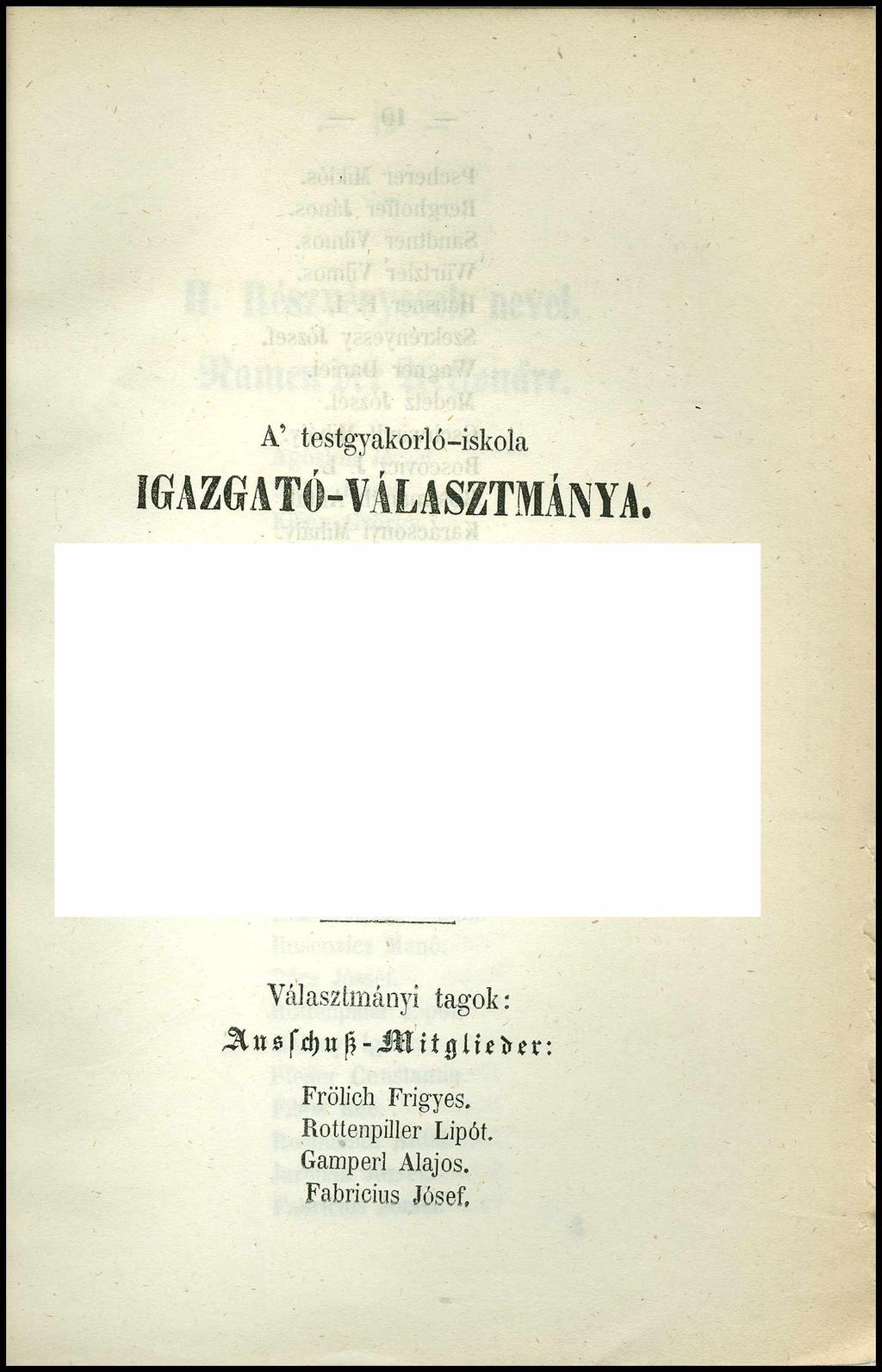 A testgyakorló-iskoìa