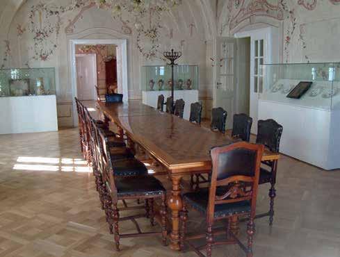 EN The Prelature of the Archabbey is a unique conference room. It was built in the 1770s during the time of Archabbot Dániel Somogyi and was revated in 2016.