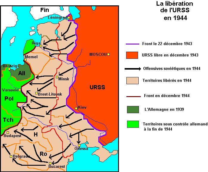 Fin 1943, URSS a gas an enep-argad ha dieubet eo