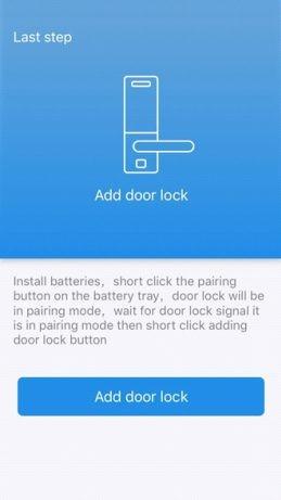 1) Telepítse az elemeket, röviden nyomja meg a párosítás gombot, az intelligens ajtózár párosító állapotba kerül.