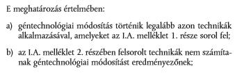 MIK AZOK A GMO-K?