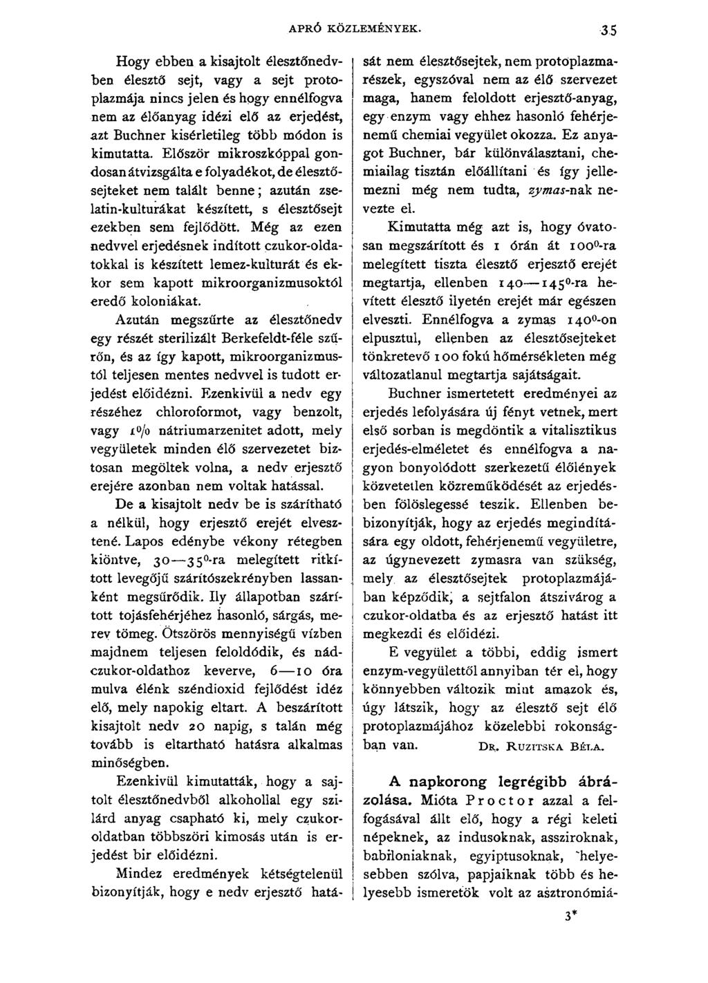 APRÓ KÖZLEMÉNYEK.