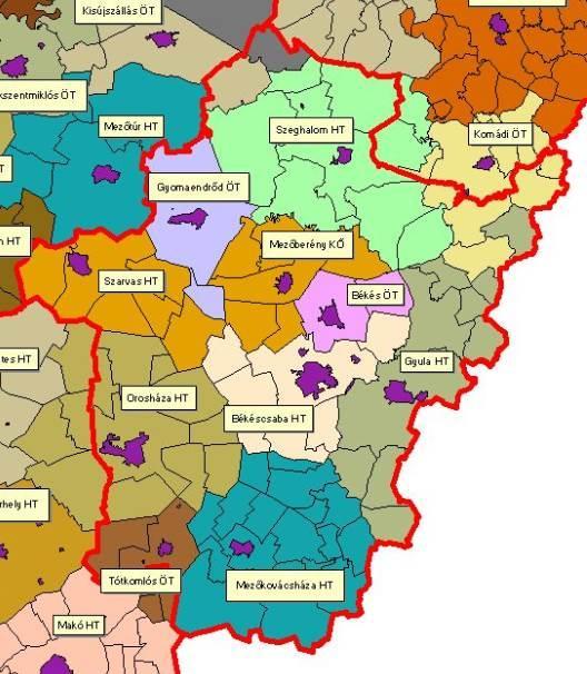 Békés megye Terület: 5629,71km 2 Népesség: 359 948fő Járások száma: 9 Települések száma: 75 BÉKÉS MEGYE TŰZOLTÓSÁGAI 99 Katasztrófavédelmi Kirendeltség: Békéscsabai Katasztrófavédelmi Kirendeltség