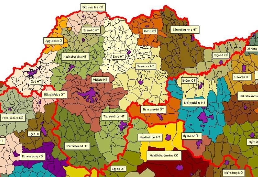 Borsod-Abaúj-Zemplén megye BORSOD-ABAÚJ-ZEMPLÉN MEGYE TŰZOLTÓSÁGAI 102 Terület: 7249,67km 2 Népesség: 686 266fő Járások száma: 16 Települések száma: 358 Katasztrófavédelmi Kirendeltség: Encsi