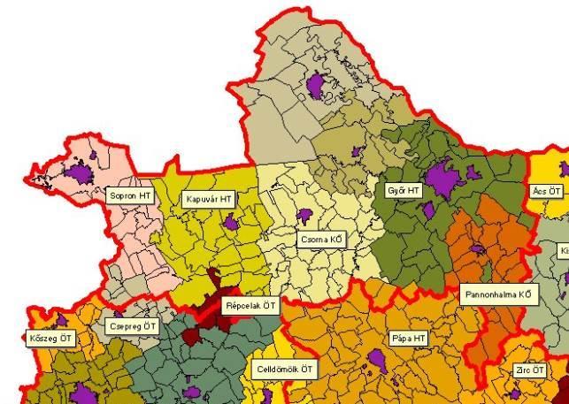 Győr-Moson-Sopron megye GYŐR-MOSON-SOPRON MEGYE TŰZOLTÓSÁGAI 111 Terület: 4208,05km 2 Népesség: 447 985fő Járások száma: 7 Települések száma: 183 Katasztrófavédelmi Kirendeltség: Győri