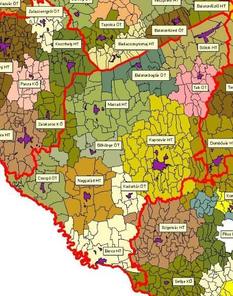 Somogy megye SOMOGY MEGYE TŰZOLTÓSÁGAI 132 Terület: 6035,86km 2 Népesség: 316 137fő Járások száma: 8 Települések száma: 245 Katasztrófavédelmi Kirendeltség: Barcsi