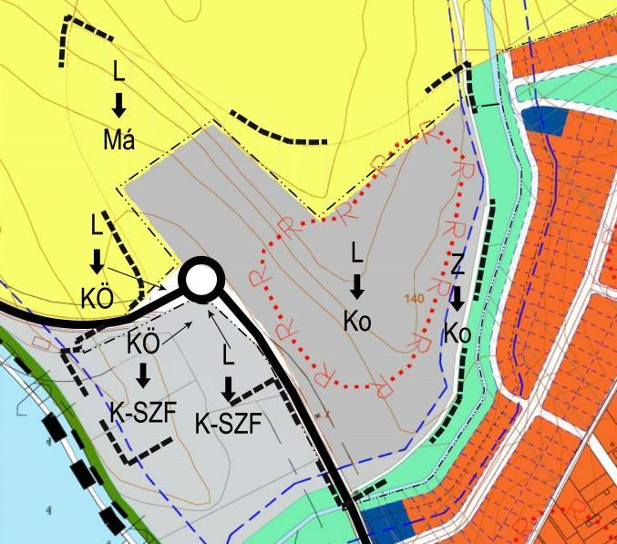 7. számú terület A 15 hektáros terület lakóterületből különleges-oktatási területbe történő átsorolására a 10/2010.(02.18.) Öh. határozattal módosított TSZT-vel és a 1/2010. (02.19.