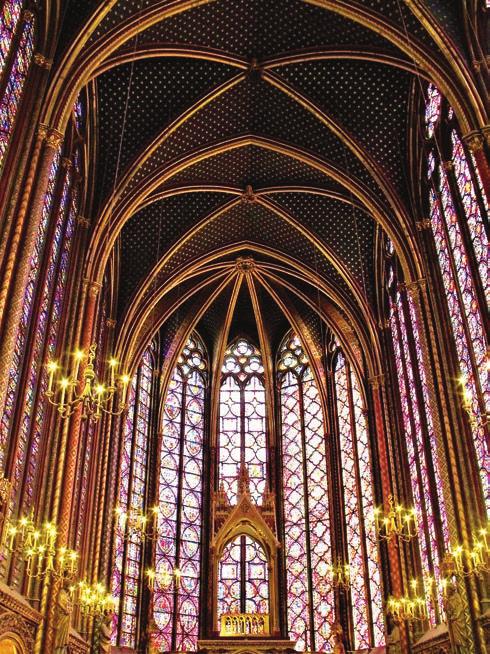 Sainte Chapelle kápolna, Párizs fotó Deutschné dr.