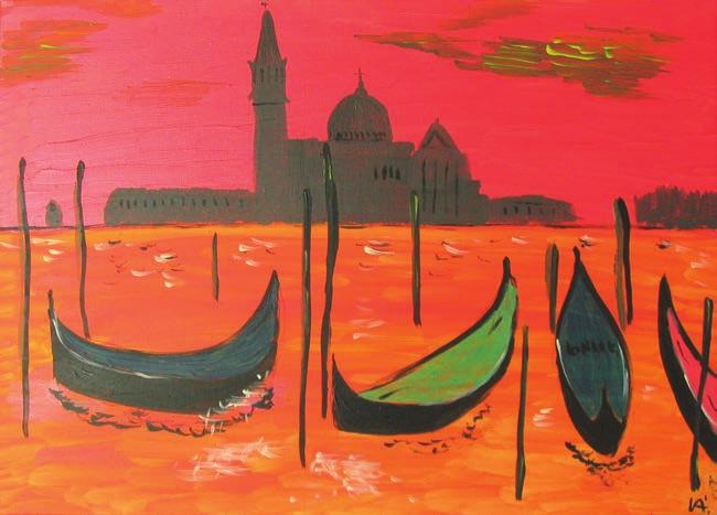 San Giorgio Maggiore akril dr. Gyenesné dr.
