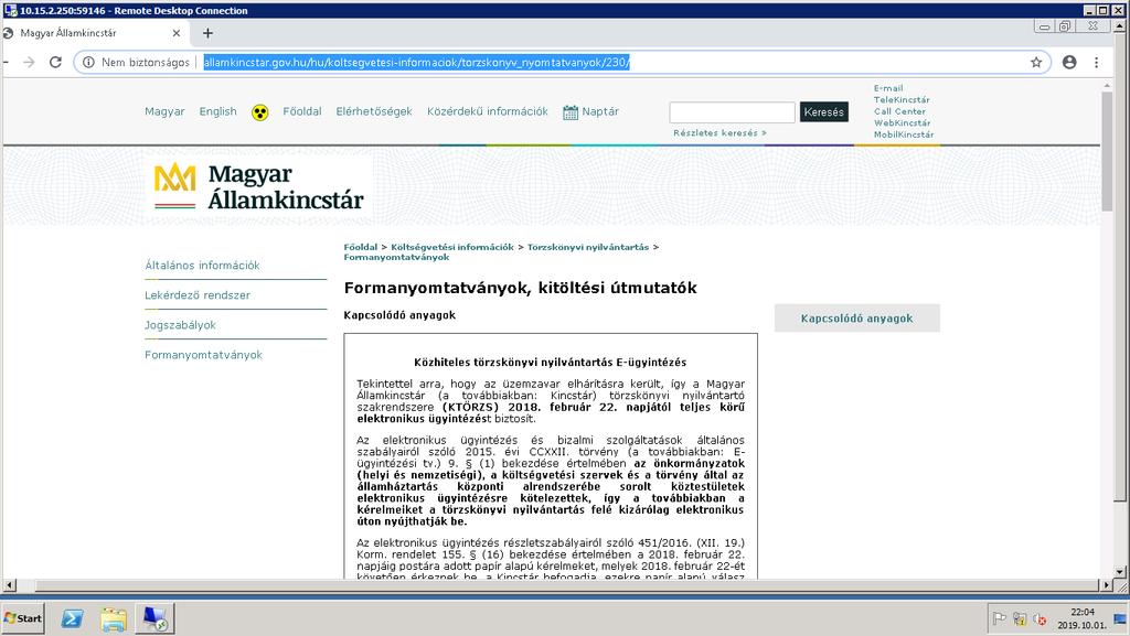 II. Többes aláírás beküldése ÁNYK keretprogrammal.