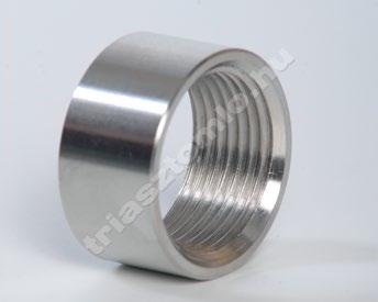 Egyéb tartozékok Karmantyú BB rövid rövid, belső menetes karmantyú Külső menet Hossz (mm) Cikkszám 1/8 10 820030 1/4 11 820031 3/8 13 820032 1/2 16 820033 3/4 18 820034 1 20 820035 1.1/4 22 820036 1.