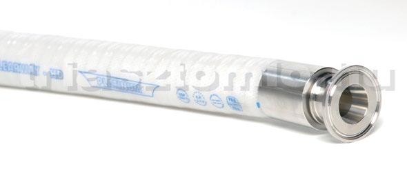 Szilikontömlők SPIRAFLEX CLEARWAY Szilikontömlő szövetbetét és acélspirál erősítéssel Gyógyszeripari, kozmetikai ipari és élelmiszeripari alkalmazásokra fejlesztett nagy tisztaságú, szívó-nyomó