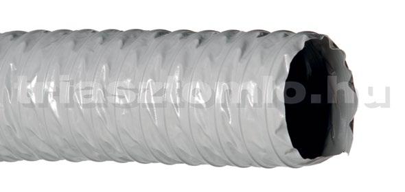 Elszívótömlők Ventilazione / LDA Elszívótömlő Gázokra, füstre, hegesztőfüstre, hosszában teljesen összenyomható. Levegősebesség Hőállóság Felépítés : maximum 30 meter/sec.