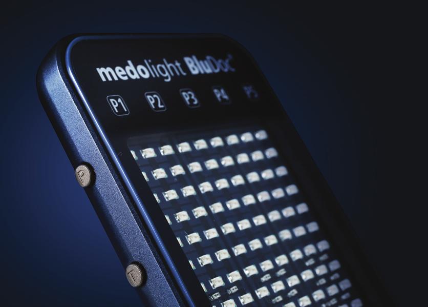 Medolight BluDoc berendezés, a kék LED fény és infravörös sugarak hatásai és alkalmazási területei Miért medolight BluDoc?