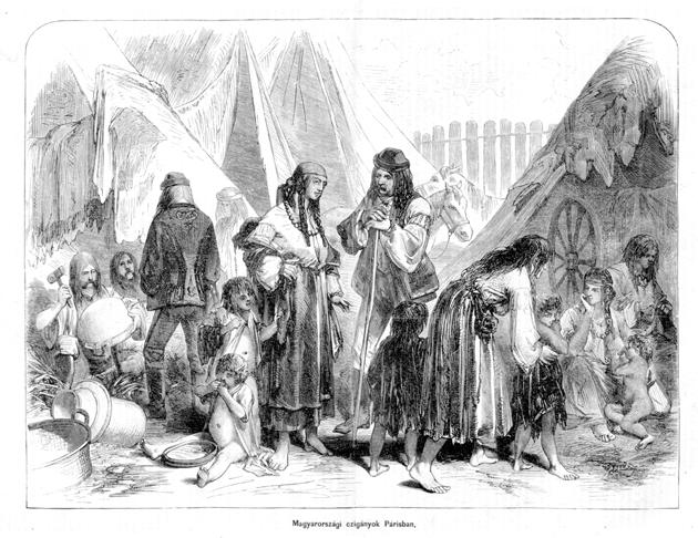 272 XCVI. Magyarországi czigányok Párizsban Magyarország és a Nagyvilág, 1872. 474.