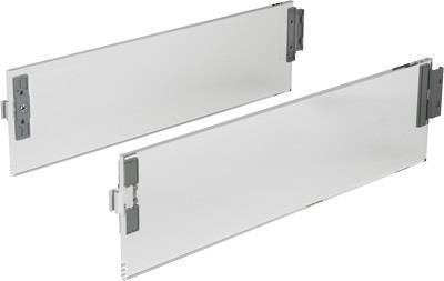 ARCITECH duplafalú fiókvasalatok, 218 mm/h-94, fém oldalfallal 105 DesignSide duplaoldalú fiókrendszer üvegben Méret: 9122991 270 mm