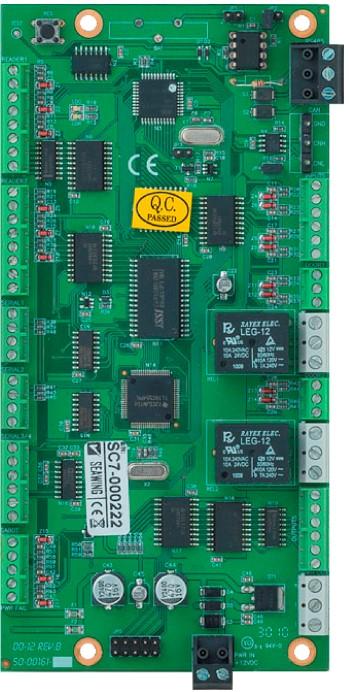 4.7 S-1000-07 BELÉPTETŐ MODUL + I/O PORTOK + SOROS INTERFÉSZ RS-485 READER 1 AN READER 2 INPUTS 1-4 INPUTS 5-6 SERIAL-2 TTL RELAY OUT 1 SERIAL-3 TTL INPUTS 7-8 SERIAL-4 RS-232 RELAY OUT 2 SERIAL-5