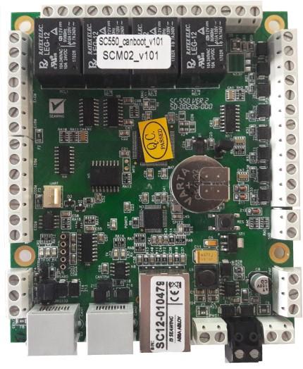 4.10 S-550 TÖBBFUNKIÓS MODUL RELAY OUT 1-4 OPEN OLLETOR OUT 5-6 READER 1 ANALOG INPUTS 1-8 READER 2 TAMPER SERIAL RS-232 / RS-485 PS STATE AN 1 AN 2 POWER IN DEVIE POWER OUT ETHERNET POWER OUT