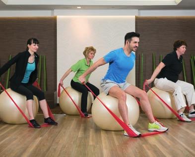 Core -Balance gerinctréning (20-25 ) Az instabil eszközökkel (Fit-Ball, DISC O SIT, BOSU) végzett torna során a core izmok (helyes testtartásért felelős izmok) automatikusan bekapcsolódnak a mozgásba.