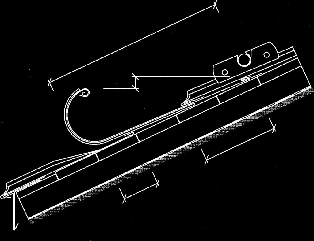táblázat: A RHEINZINK fekvő ereszcsatornák méretei, kialakítása és alkalmazási területei többnyire azonban inkább 30 mm.