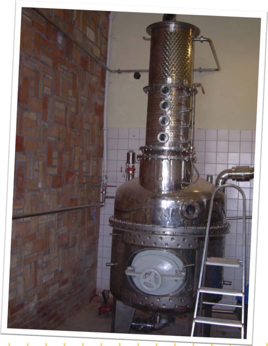 TECHNOLÓGIÁK Szeszipar + desztillációs berendezés +