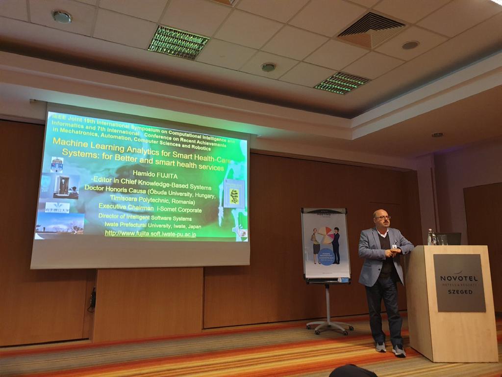 University of Arad, Romania): Advanced Computational Intelligence Methods and Practical Applications; Dominik O. Boesl (Technical University Munich, Germany): Disruption Cannot be Planned!