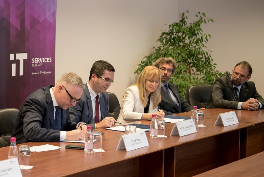 Stratégiai megállapodást kötött az Óbudai Egyetem és az IT Services Hungary Az IT Services Hungary (ITSH) együttműködést kezdeményezett az Óbudai Egyetemmel.