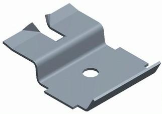 köztes-, sarok- és végbilincs Zn + PVC - RAL 6 Zn + PVC - más színben Zn bilincs 338 444 3 Táblarögzítő a PVC ATLANTIS oszlophoz felületi