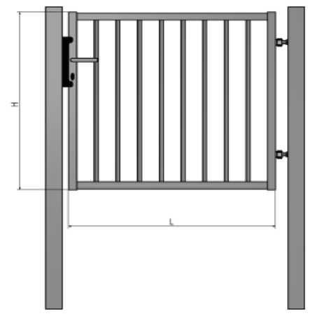 Elektromos zárfogadó - felár a kapuhoz: H = szárny magassága L = szárny szélessége KÉTIRÁNYÚ KAPU BD SZOLID BD SZOLÍD: 6- m Oszlopok: 44mm oszlop 6-8m szélességnél és 66mm oszlop 8-m szélességnél