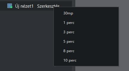 Menjen az egérrel a visszanézni kívánt nézetre és kattintson a megjelenő funkciógombok közül a bal oldalira. 2.