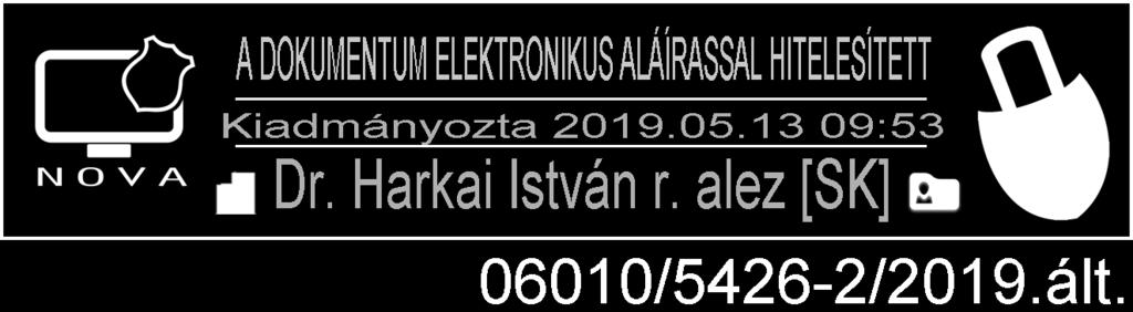 intézkedésekről 218.