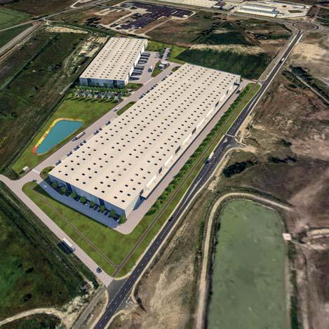 The park offers units from as small as 2,000 m 2 up to