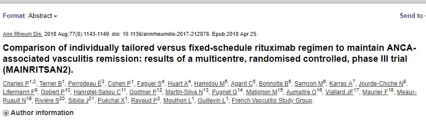 Rituximab meddig? MAINRITSAN 2 remisszió esetén: B-sejtszám > 0, vagy ANCA-pozitivitás visszatérése ill.