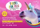 PANORÁMAVETÍTÉS PANORAMA SCREENING STUTTGART 2018 ANIMÁCIÓS FILMEK GYEREKEKNEK Június 20., csütörtök 13:00, Malom Mozi A Tricks for Kids a Stuttgarti Animációs Fesztivál gyerekfilmes szekciója.