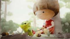 In the second episode of the series, the dog s unquenchable desire for bones causes quite some trouble in a dinosaur exhibition.
