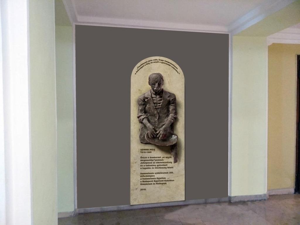 Győrfi Sándor Kossuth-díjas szobrász dombormű