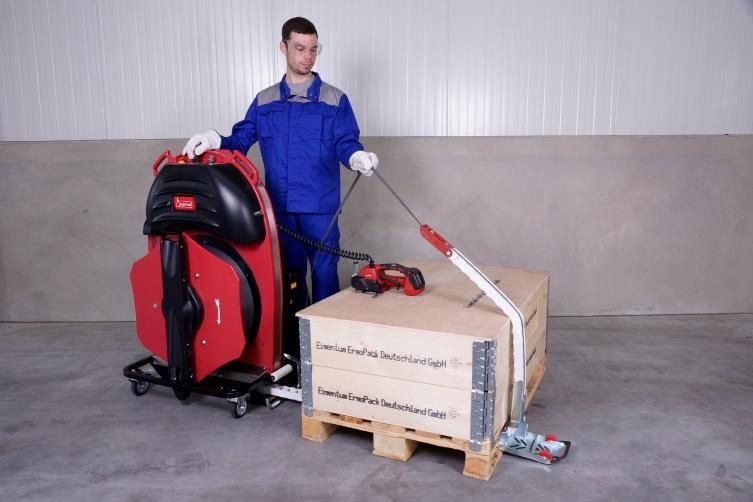 8.4 Feszítés és pántzárás 70cm raklapmagasság alatt ErgoPack