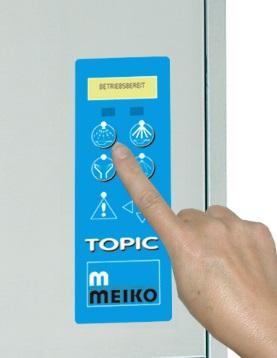 Indítsa el a tisztítóprogramot a megfelelő programgomb megnyomásával. A megnyomott gomb feletti LED világít.