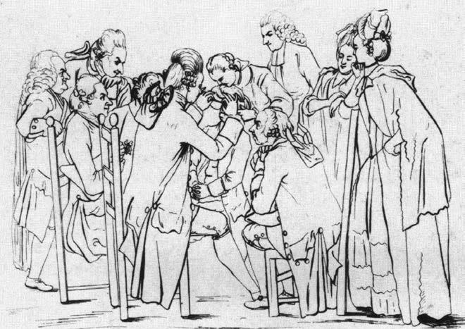 Michael Baptist de Wenzel báró szerepe az európai hályogsebészetben Paul Savigny volt az első késes Angliában, aki sebészi műszerekre specializálódott, miután 1720-ban megvásárolta egy elhunyt késes