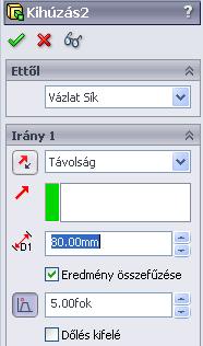 7. Kattintson a Vázlatból Kilépés ikonra, a Vázlat eszköztárban. 8.
