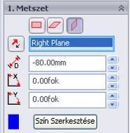 Metszeti nézet készítése Ön bármikor használhatja a metszeti nézetet.