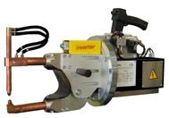 PN INVERTER PEI PONTHEGESZTŐ FOGÓK Függesztett ponthegesztő fogó Beépített középfrekvenciás hegesztő transzformátor Pneumatikus működtetés Vízhűtésű részegységek (hűtőegységet nem tartalmaz) Inverter