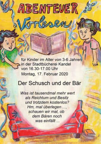 Kandel - 19 - Ausgabe 7/2020 Buchtipps Ausleihbar ab Freitag, den 14.