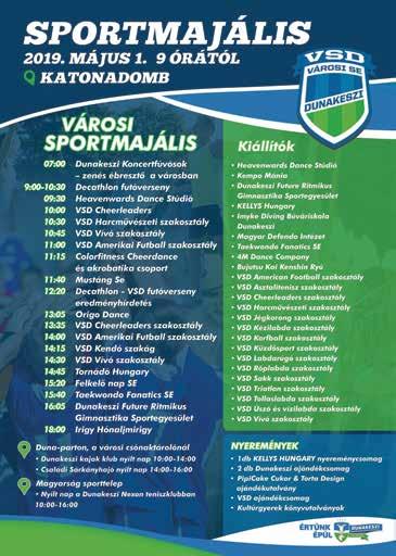 Temesvári István: Velünk sportol Dunakeszi A dunakeszi sportélet központjának tekinthető Városi Sportegyesület Dunakeszi óriási növekedést produkált az elmúlt 1-2 évben.