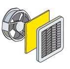 fan - 230V, 67W, 520m 3 /h 325 325 1.